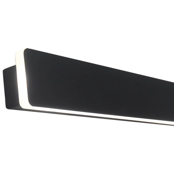 Kinkiet ścienny belka Bodo LP-789/1W 40 BK LED 12W 3000-6000K IP54 czarny
