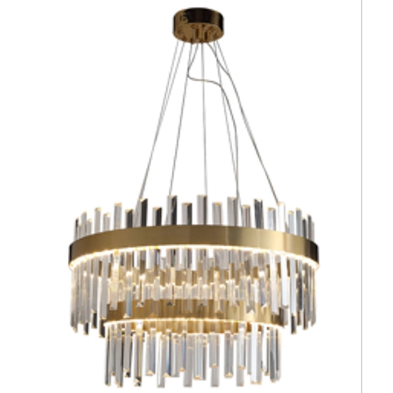 Kryształowa lampa wisząca CGNAPOKA260 LED 116W mosiądz