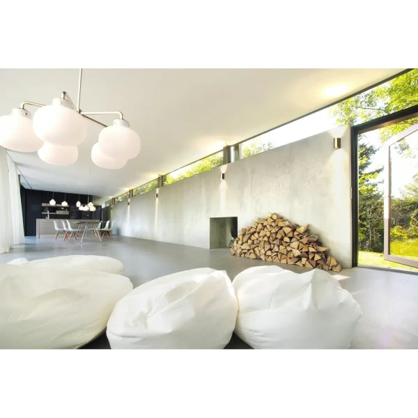 Elewacyjna lampa ścienna tuba CANTO 49721035 IP44 mosiądz