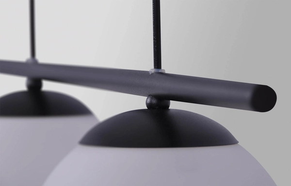 Wisząca lampa Arton K-4965 loftowa nad stół biała czarna