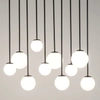 Lampa sufitowa kule kaskada Tulia 33491 Sigma szklany mleczny klosz
