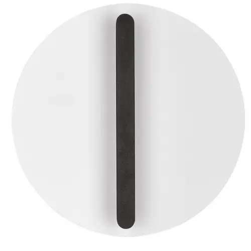 Metalowa lampa ścienna do salonu GALURCA LE45549 LED 15W 3000K biała czarna