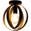 Nowoczesna lampa sufitowa Cortado 5359 metalowe pierścienie czarne