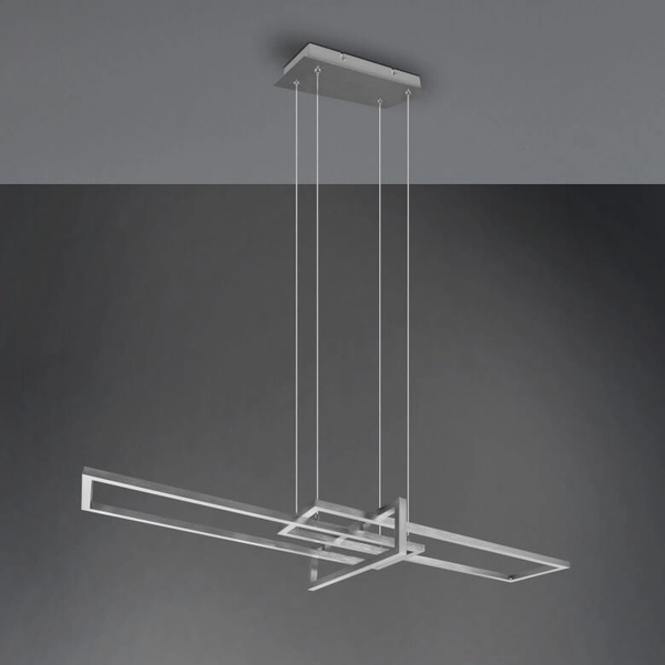 Lampa wisząca ściemnialna ZENITRA DL307320310 LED 34W 3000K srebrna