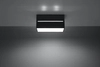 Natynkowa LAMPA sufitowa SL.0384 prostokątna OPRAWA metalowa downlight czarna