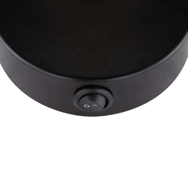 Druciana LAMPA ścienna PRISKA 54017-1 Globo regulowana OPRAWA metalowy reflektorek industrialny czarny