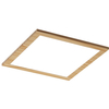 Minimalistyczny plafon Almond 6907 LED 12W 4000K metalowa lampa drewno