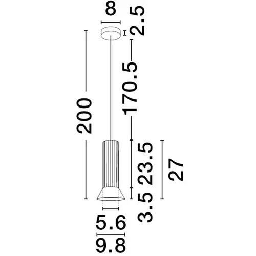 Wisząca lampa nad stół MARENZO LE45605 metalowa czarna brązowa
