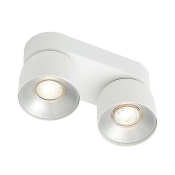 Podwójna lampa sufitowa PITCHER 2310410101 regulowana biała