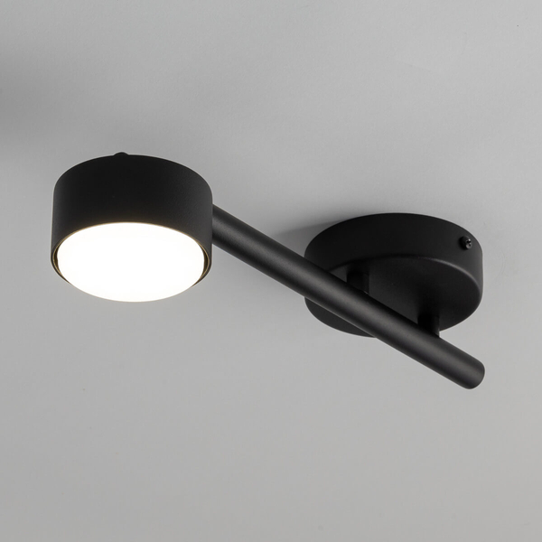 Plafon metalowy do salonu Punto 40816 Sigma okrągły czarny