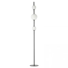 Ledowa lampa podłogowa 20135 LED 12W 3000K kule do salonu czarny