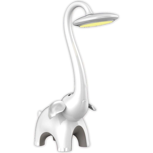 Biurkowa lamka dziecięca SŁONIK K-BL1603 BIAŁY LED 6W 3000K-6000K animals 