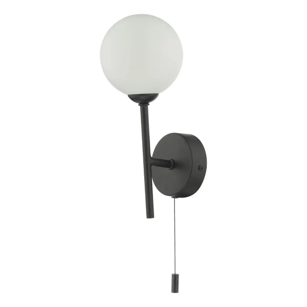 Minimalistyczna ścienna lampa Cohen COH0722-02 do sypialni czarna