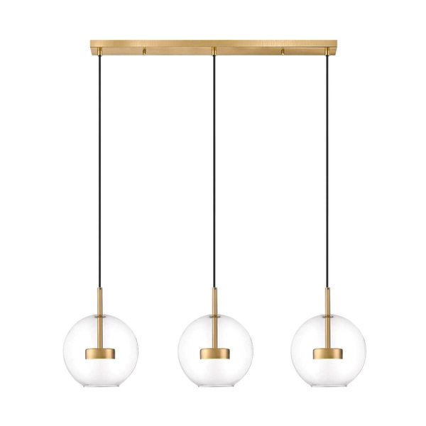 Lampa wisząca Enceladus P0428-03J-L4AC LED 5W 3000K przezroczysty złoty