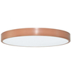 Plafon ledowy minimalistyczny Cleo 137623600691 Team 96W 3000K okrągły miedziany