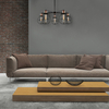 Zwis industrialny do kuchni Manufacture 9738 czarna lampa klatki