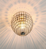 Glamour lampa sufitowa Amadeus z kryształkami do salonu