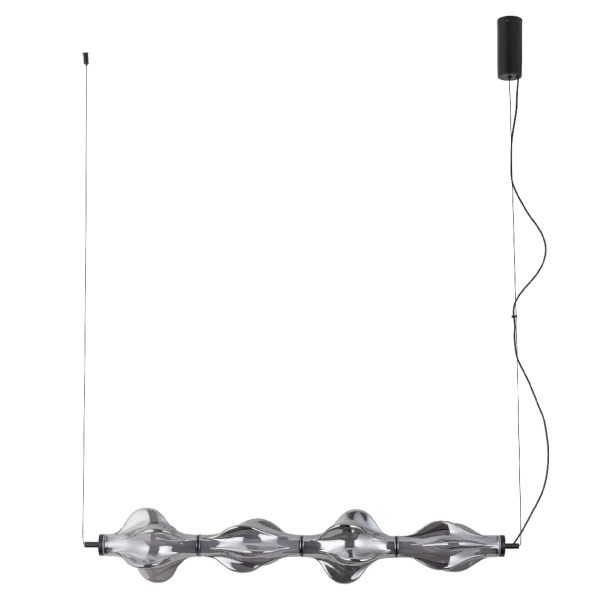 Ledowa podłużna lampa wisząca Elva 18217 LED 30W 3000K grafitowy