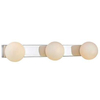 LAMPA ścienna MINI 106382 Markslojd metalowa OPRAWA listwa KINKIET szklane kule balls IP44 białe