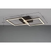 Sufitowa lampa TRAIL R64492132 czarna LED 20W 3000K 44cm kwadratowa