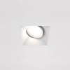 Minimalistyczna lampa wpuszczana Dot DL042-01-SQ-W kwadratowa biała