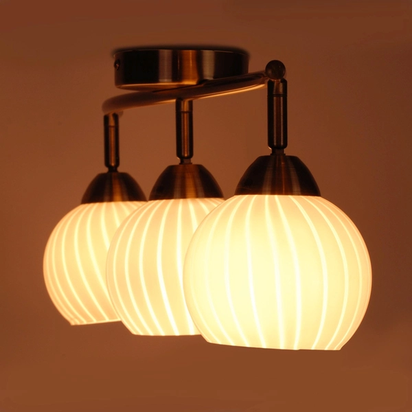Sufitowa lampa ruchoma Atria K-C9530A/3 patyna biała