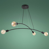 Pokojowa lampa wisząca kule Helix 2724 TK Lighting metalowa czarna