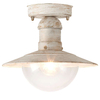 Zewnętrzna LAMPA sufitowa OSLO 8739 Rabalux rustykalna OPRAWA do ogrodu outdoor IP44 antyczny biały