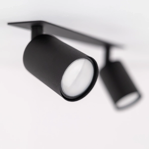 Podwójna lampa sufitowa Nex 10799 tubki na podsufitce czarny