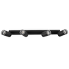 Regulowana lampa sufitowo-ścienna Paris 322357 tuby metalowe czarne