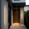 Elewacyjna lampa ścienna 1322 LED 22W 3000K liniowy czarny