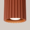Lampa sufitowa ryflowana AURA ceglana SL.1799 tubka 1xGU10