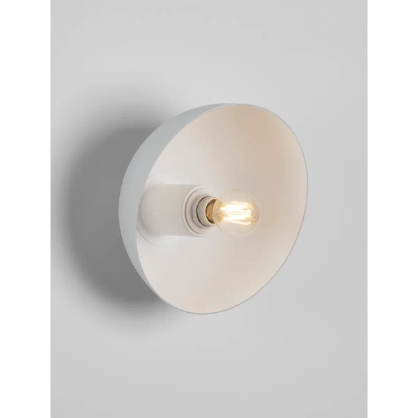 Minimalistyczna miska ścienna lampa VENTORO LE45589 biała