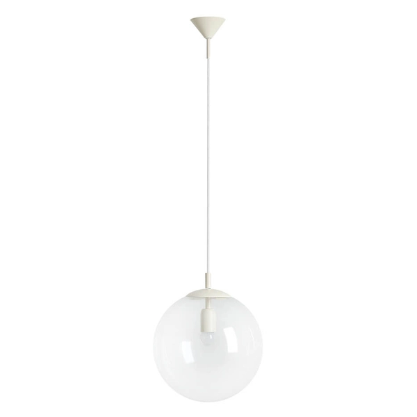 Kulista lampa wisząca Globe 562G9 Aldex ball kula szklana biała