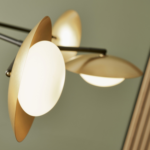 Nowoczesny żyrandol L&-192035 Light& restauracyjny złoty brązowy