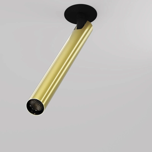 Metalowa lampa wpuszczana Focus C141RS-L300-6W3K-BBS LED 6W 3000K mosiądz