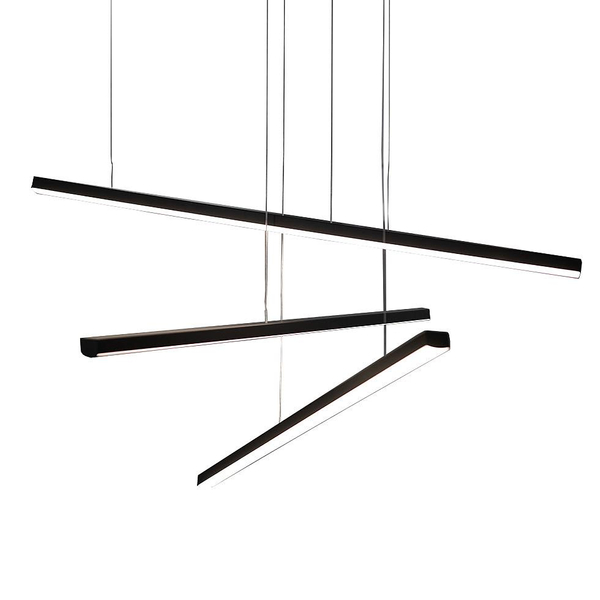 LAMPA wisząca TRIO P0311D Maxlight metalowa OPRAWA listwy LED 36W 3000K designerskie czarne