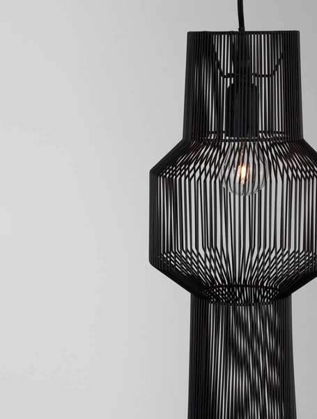 Loftowa lampa wisząca GUAYMAS LE42930 druciak nad stół czarny