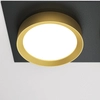 Podwójna lampa wpuszczana Hoop DL086-02-GX53-SQ-BG sufitowa czarny złoty