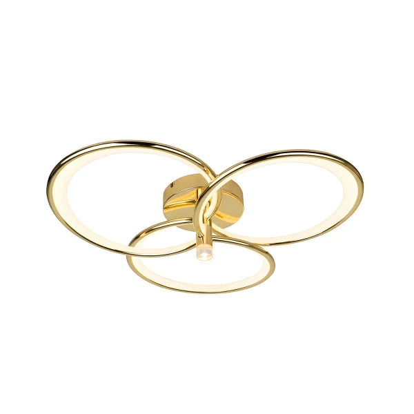 Pierścieniowy plafon Azina LP-4852/3C GD LED 27W 3000-6000K złoty