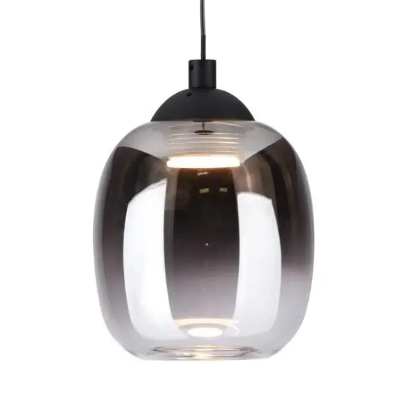 Szklana lampa ścienna Ramona RAM0722 LED 5,5W 3000K loftowa czarny