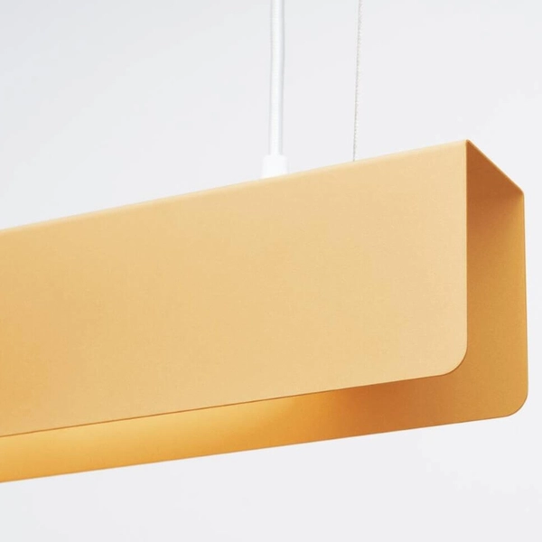 Lampa zwis nad wyspę Spark SL.1396 prostokątna do jadalni złota