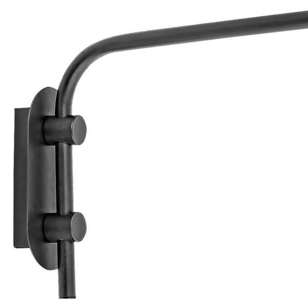 Nowoczesna LAMPA ścienna ZIRCON 5072 Rabalux kinkiet na wysięgniku czarny