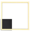 Sufitowa lampa Tiny 67246-18 kwadratowa LED 18W 3000K czarna