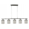 Kryształowa lampa wisząca CLASSIC 35-59294 glamour chrom fioletowy