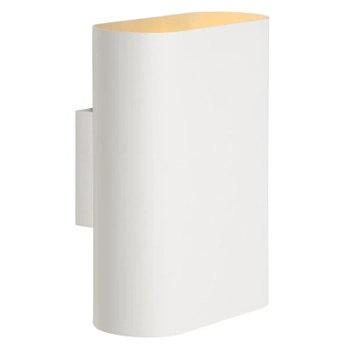 Lampa na ścianę OVALIS 12219/02/31 Lucide na przedpokój biały