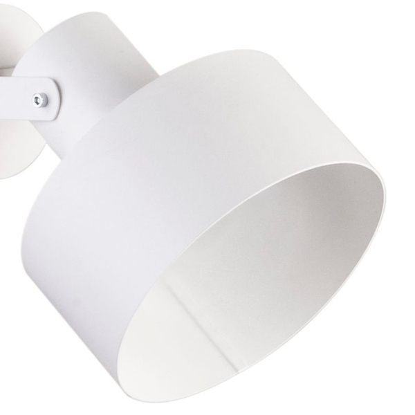Kinkiet LAMPA ścienna RIF 31345 Sigma industrialna OPRAWA metalowy reflektorek biały