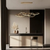 Metalowa wisząca lampa Anneli 34-35646 LED 45W 3000K do salonu złota