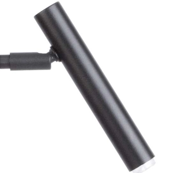 Plafon LAMPA natynkowa SOPEL 33159 Sigma regulowana OPRAWA metalowa tuba sufitowa czarna