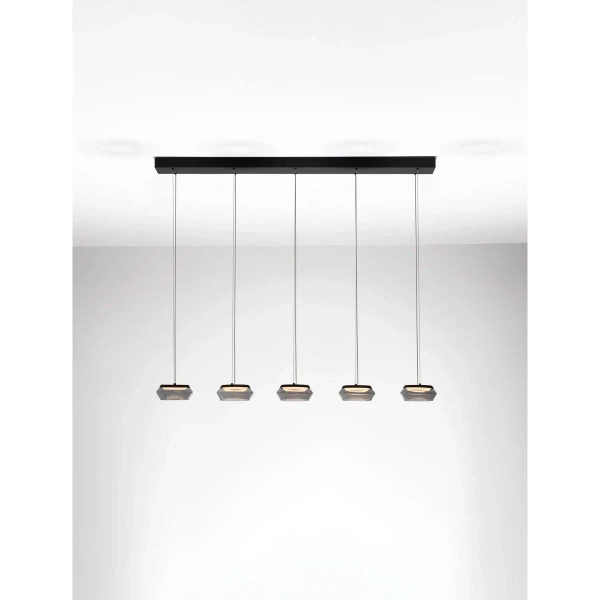 Wielopunktowa wisząca lampa OVANIRA LE45197 LED 40W 3000K czarna